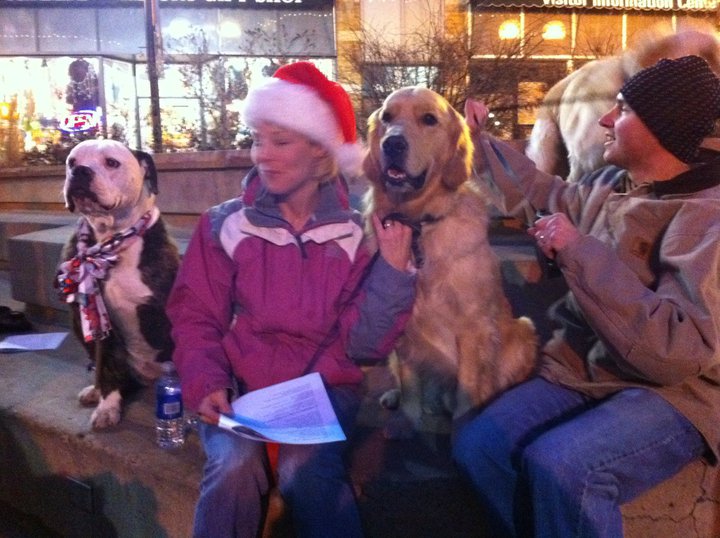 Puppy Up! Christmas Caroling in Old Town Fort Collins 3