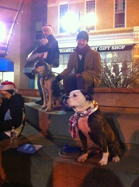 Puppy Up! Christmas Caroling in Old Town Fort Collins 6
