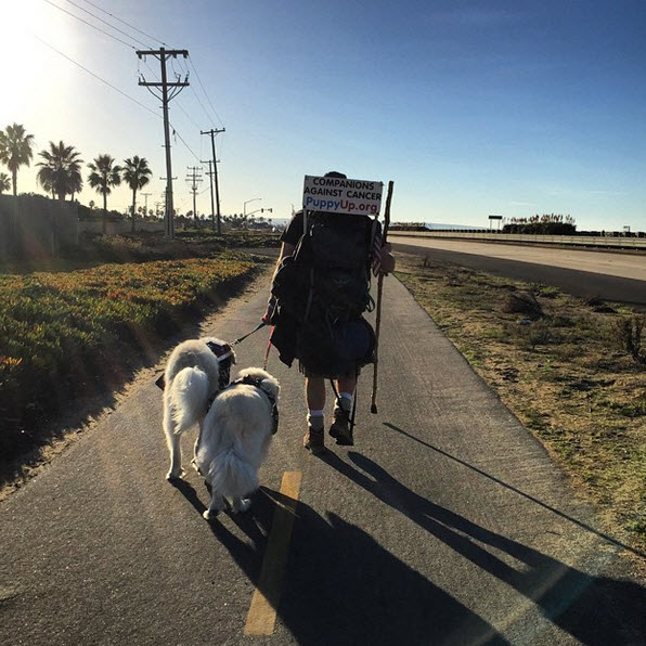 On the trail to Imperial Beach.