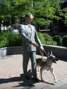 mr. Morris and Buddy Statue