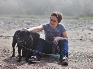 boy with dog