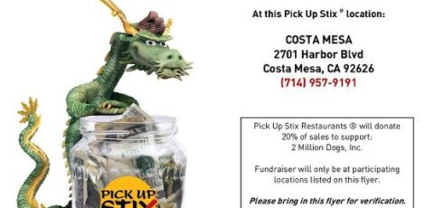 Great Poster helps Promote Puppy Up! Walk in Costa Mesa
